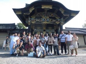 西本願寺見学の様子